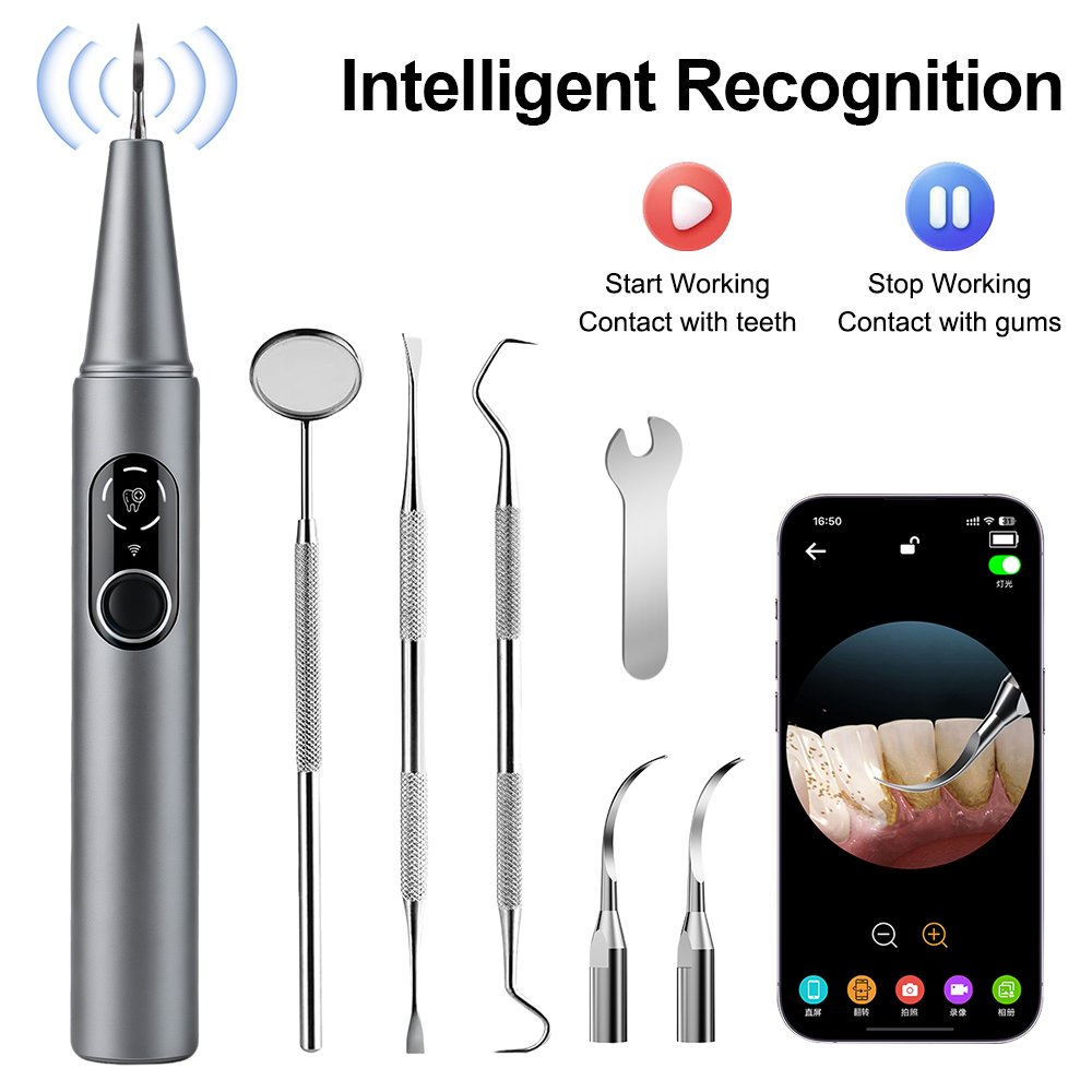 Teeth Whitening Kit Professional - Nuovo Ablatore Dentale a Ultrasuoni Visuale