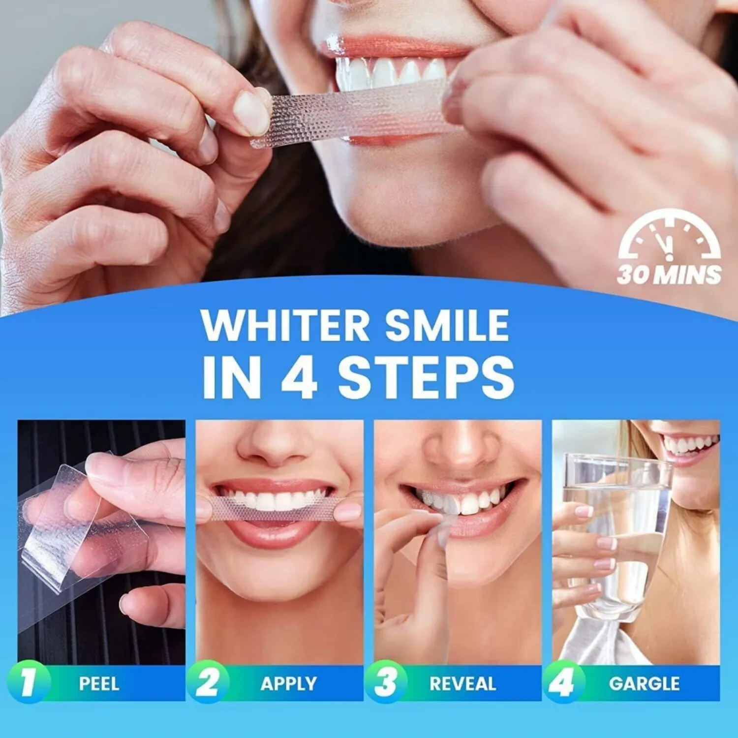 21/28 paia di strisce schiaren - Teeth Whitening Crest recensione e prezzo