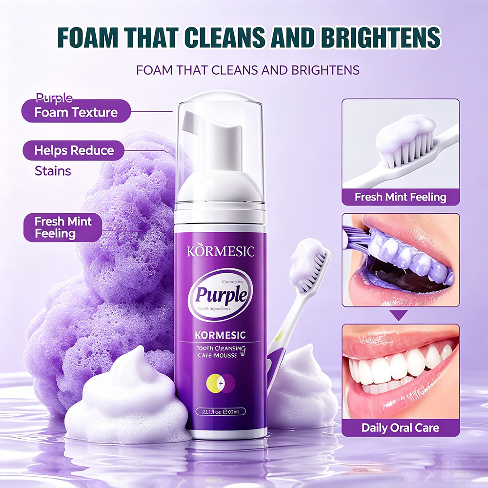 Mousse sbiancante viola per de - Teeth Whitening Crest recensione e prezzo