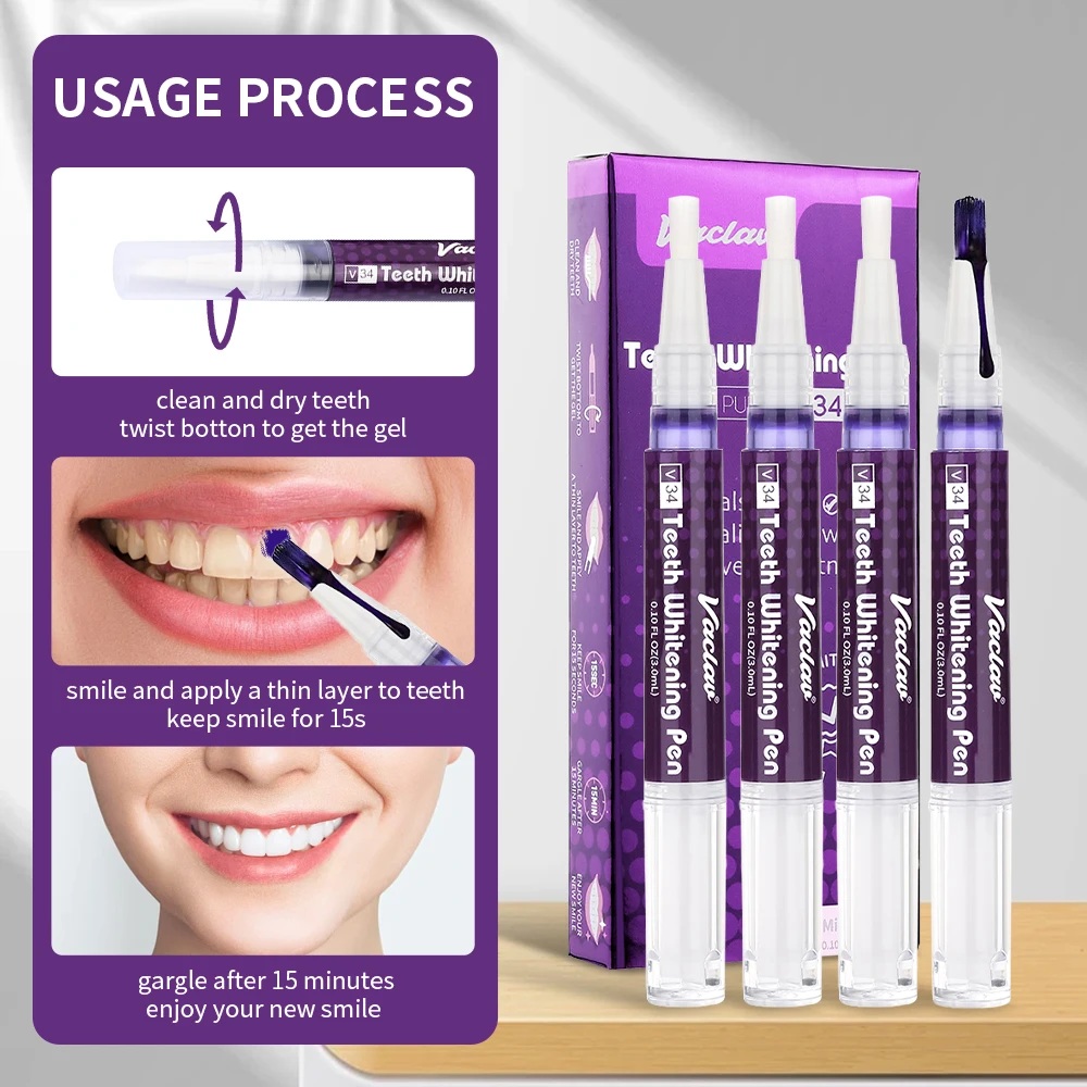 Vaclav V34 Penna gel sbiancant - Teeth Whitening Price recensione e prezzo
